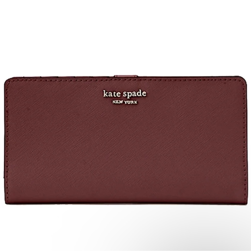 Kate Spade Large Slim Bifold Wallet w/ ID Holder